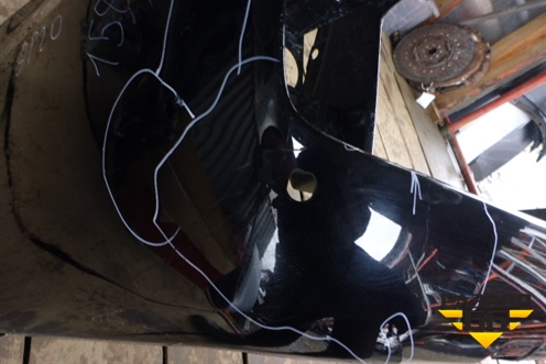 Бампер задний (до 2015г под парктроник) (5215960260) для Toyota Land Cruiser (200) с 2008г (Ленд Крузер)