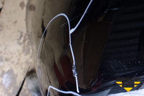 Бампер задний (до 2015г под парктроник) (5215960260) для Toyota Land Cruiser (200) с 2008г (Ленд Крузер)