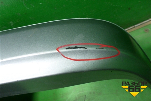 Юбка заднего бампера (4M0807521) для Audi Q7 c 2015г (Ку 7)