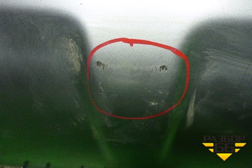 Юбка заднего бампера (4M0807521) для Audi Q7 c 2015г (Ку 7)