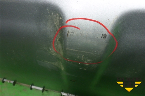 Юбка заднего бампера (4M0807521) для Audi Q7 c 2015г (Ку 7)