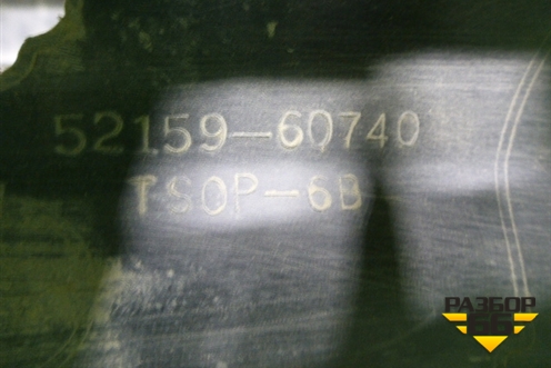 Бампер задний (после 2015г под парктроник) (5215960740) для Toyota Land Cruiser (200) с 2008г (Ленд Крузер)