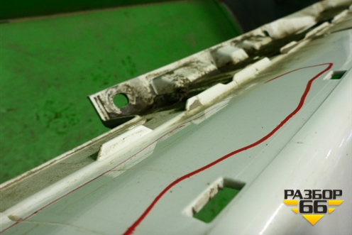 Бампер задний (до 2015г под парктроник) (5215960260) для Toyota Land Cruiser (200) с 2008г (Ленд Крузер)