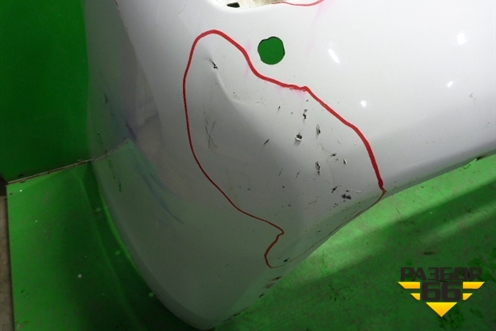 Бампер задний (до 2015г под парктроник) (5215960260) для Toyota Land Cruiser (200) с 2008г (Ленд Крузер)