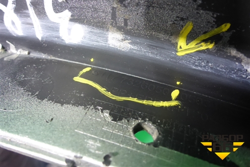 Накладка заднего крыла правого (51177326050) для BMW X5 F15 с 2013г (Х5 Ф15)