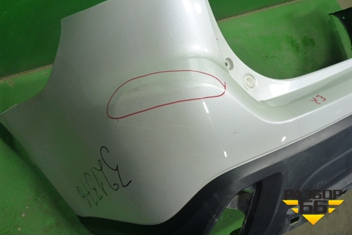 Бампер задний (после 2015г под накладки) (6410C996ZZ) для Mitsubishi Outlander с 2012-2024г (Аутлендер)