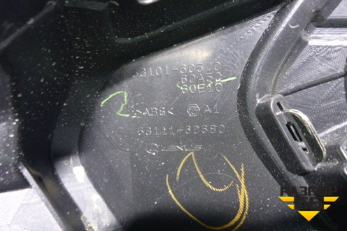 Решетка радиатора (верхняя часть) (5310160570) для Lexus LX-570 с 2015г (ЛХ)