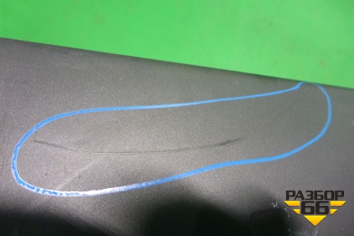 Накладка на порог наружная правая (универсал новая) (3AF853856) для Volkswagen Passat (В7) с 2011-2014г (Пассат Б7)