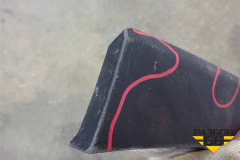 Накладка заднего крыла левого (758740E020) для Toyota Highlander с 2013-2021г (Хайлендер)