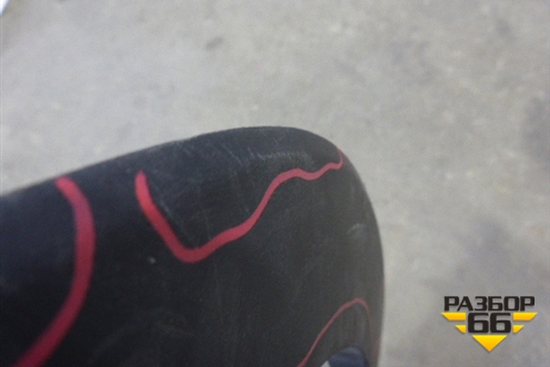 Накладка заднего крыла левого (758740E020) для Toyota Highlander с 2013-2021г (Хайлендер)