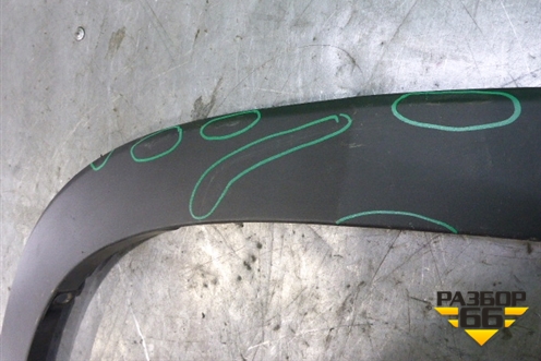 Накладка заднего крыла левого (758740E020) для Toyota Highlander с 2013-2021г (Хайлендер)