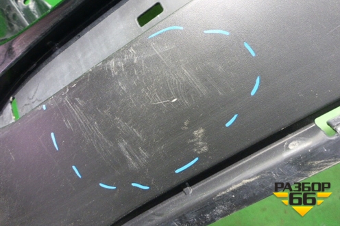 Бампер задний (под парктроник) (5215948170) для Toyota Highlander с 2007-2013г (Хайлендер)