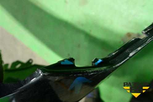 Бампер задний (под парктроник) (5215948170) для Toyota Highlander с 2007-2013г (Хайлендер)