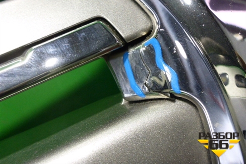 Решетка радиатора (после 2012г до 2015г под камеру) (5311460110) для Toyota Land Cruiser (200) с 2008г (Ленд Крузер)