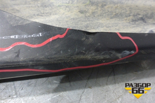 Брызговик задний правый (7662560210) для Toyota Land Cruiser Prado(150) с 2009г (Ленд Крузер Прадо)