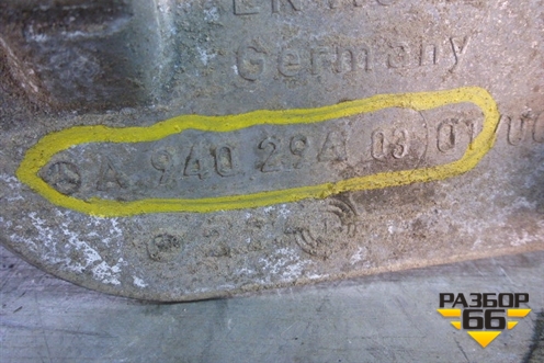 Педальный узел  (A9402940301) для Mercedes Benz TRUCK Axor 2 с 2004г (Аксор)