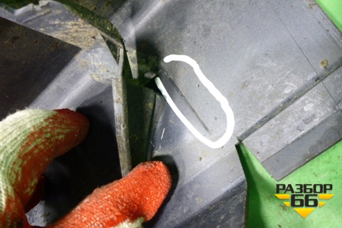 Накладка на порог наружная левая (седан) (71850SEA911050) для Honda Accord(CL-CM) с 2003-2007г (Аккорд)