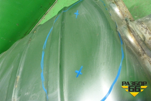 Глушитель задняя часть (7P5253181DE) для Porsche Cayenne с 2010-2017г (Каен)