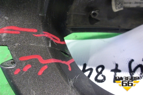 Корпус зеркала левого (4G0857527B) для Audi A6 (C7) с 2011-2018г (А6)