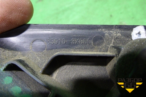 Накладка двери задней левой (уголок) (839103X000) для Hyundai Elantra 5 с 2010-2016г (Элантра)