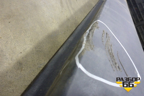 Накладка на порог наружная правая (877522S000) для Hyundai ix 35 с 2010г (Ай икс 35)