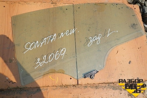 Стекло двери задней левой для Hyundai Sonata-6 с 2010-2014г (Соната)
