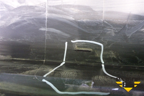 Накладка на порог наружная правая (877522S000) для Hyundai ix 35 с 2010г (Ай икс 35)