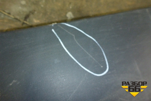 Накладка на порог наружная правая (877522S000) для Hyundai ix 35 с 2010г (Ай икс 35)