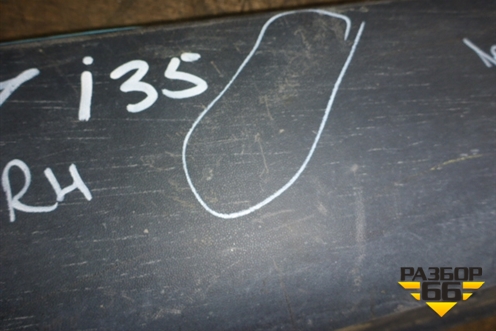 Накладка на порог наружная правая (877522S000) для Hyundai ix 35 с 2010г (Ай икс 35)