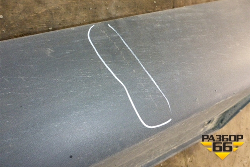 Накладка на порог наружная правая (877522S000) для Hyundai ix 35 с 2010г (Ай икс 35)