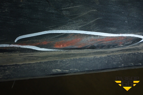 Накладка на порог наружная правая (877522S000) для Hyundai ix 35 с 2010г (Ай икс 35)