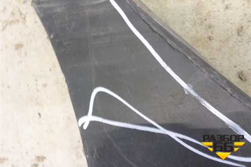 Накладка на порог наружная правая для Hyundai ix 35 с 2010г (Ай икс 35)