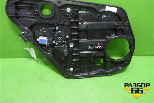 Стеклоподъёмник электрический задний левый (в сборе универсал) (814103Z000) для Hyundai i40 с 2011г (Ай40)