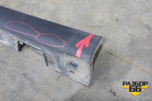 Накладка на порог наружная правая (877522S000) для Hyundai ix 35 с 2010г (Ай икс 35)