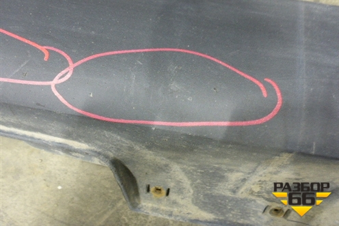 Накладка на порог наружная правая (877522S000) для Hyundai ix 35 с 2010г (Ай икс 35)