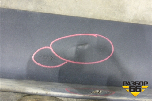 Накладка на порог наружная правая (877522S000) для Hyundai ix 35 с 2010г (Ай икс 35)