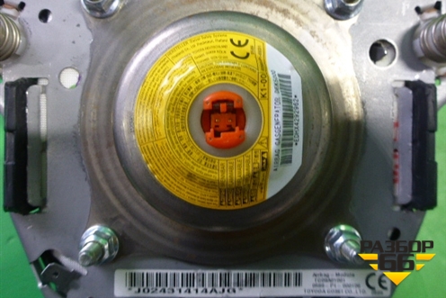 Подушка безопасности в рулевое колесо (до 2014г БЕЗ ПИРОПАТРОНА) для Toyota Camry V50 с 2011-2018г (Камри)