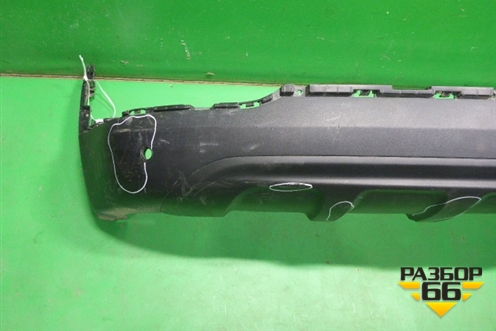 Бампер задний нижняя часть (до 2018г) (под парктроник) (86612F1000) для Kia Sportage с 2016-2022г (Спортеидж 4)