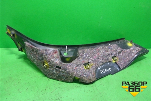 Обшивка стойки задняя нижняя левая (седан) (9645426677) для Peugeot 407 с 2004г