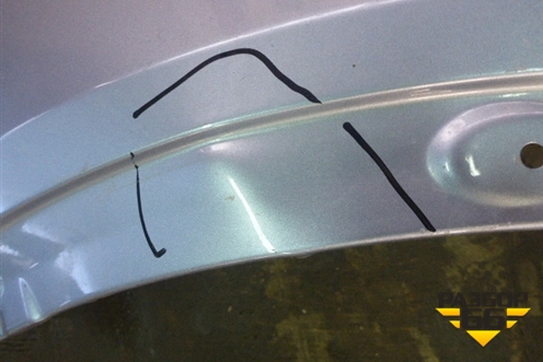 Крыло переднее левое (41357267323) для BMW X3 F25 с 2010-2017г (Х3 Ф25)