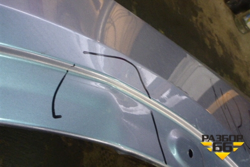 Крыло переднее левое (41357267323) для BMW X3 F25 с 2010-2017г (Х3 Ф25)