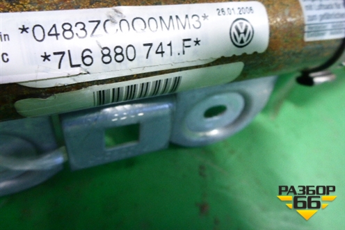 Подушка безопасности боковая шторка левая (7L6880741F) для Volkswagen Touareg c 2002-2010г (Туарег)