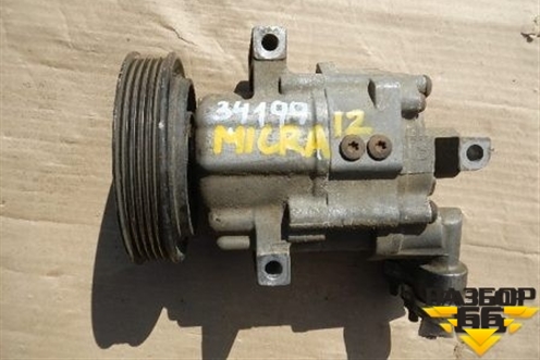 Компрессор кондиционера для Nissan Micra (К12Е) с 2002-2010г (Микра)