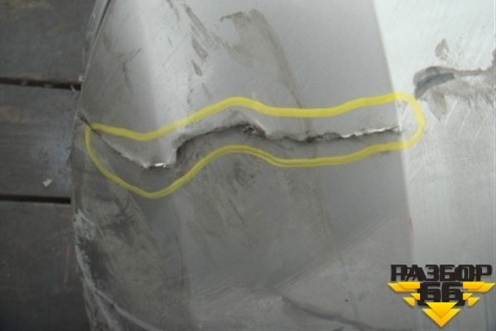 Бампер задний (без юбки под парктроник) для Volvo S60 с 2010-2018г (C60)