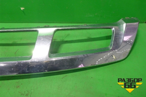 Накладка переднего бампера нижняя (хром) (A1668852825) для Mercedes Benz GL-Klass X166 с 2012г (ГЛ)