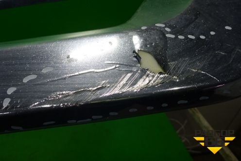 Накладка переднего бампера нижняя (хром) (A1668852825) для Mercedes Benz GL-Klass X166 с 2012г (ГЛ)