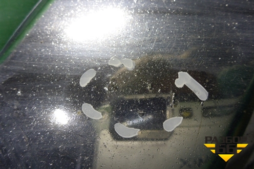 Накладка переднего бампера нижняя (хром) (A1668852825) для Mercedes Benz GL-Klass X166 с 2012г (ГЛ)