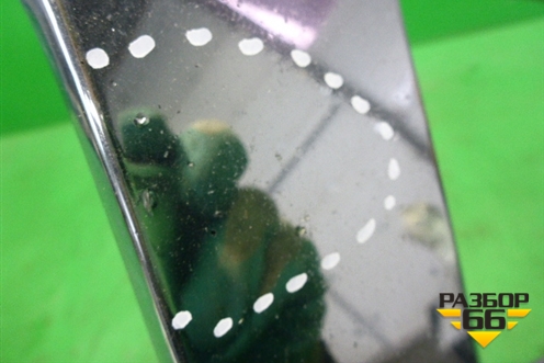 Накладка переднего бампера нижняя (хром) (A1668852825) для Mercedes Benz GL-Klass X166 с 2012г (ГЛ)