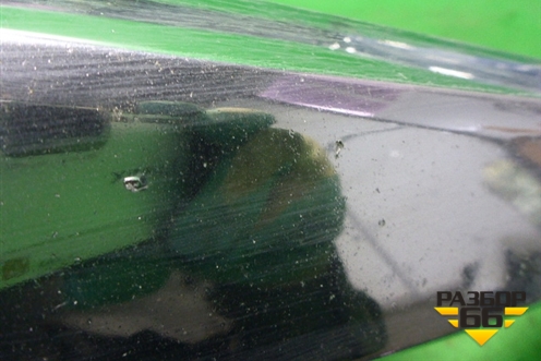 Накладка переднего бампера нижняя (хром) (A1668852825) для Mercedes Benz GL-Klass X166 с 2012г (ГЛ)