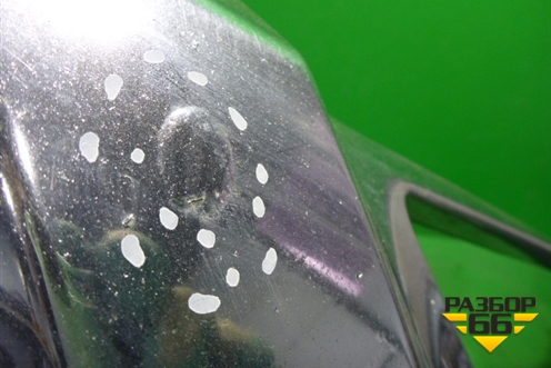 Накладка переднего бампера нижняя (хром) (A1668852825) для Mercedes Benz GL-Klass X166 с 2012г (ГЛ)